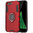 Slim Armour Tough Shockproof Case / Finger Ring Holder for Oppo R11 - Red